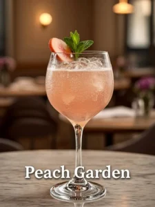 Peach Garden Mocktail